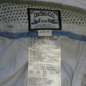 Diesel chinos [tan] sz33